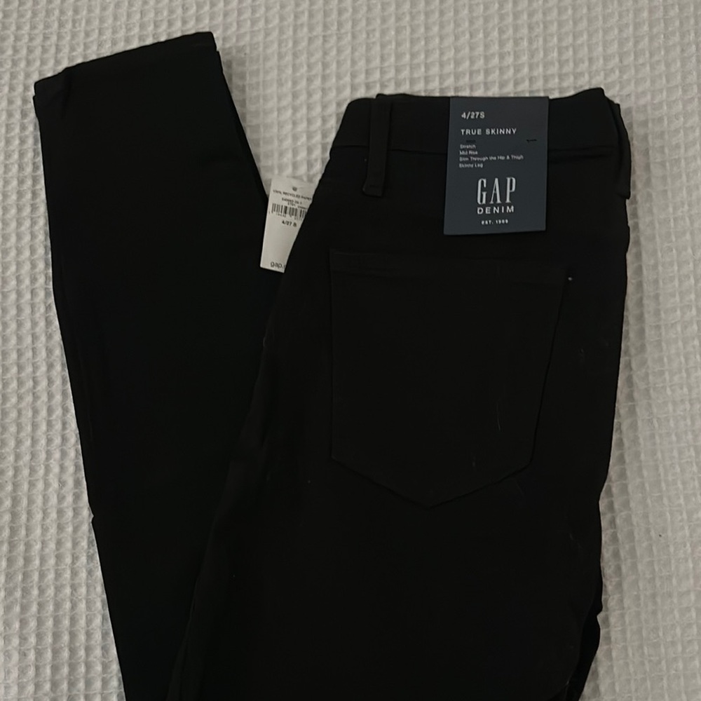 GAP Women's Black True Skinny Jeans Size 4/27S NWT